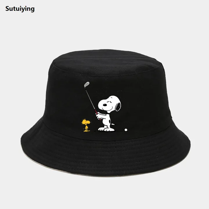 Sutuiying%201pc%20Snoopy%20Printed%20Bucket%20Hat%20Breathable%20Sun%20Hat%20Outdoor%20Sports%20Vacation%20Travel%20Foldable%20Fisherman%20Cap%20For%20Men%20Women%20Spr%20-%20Image%204