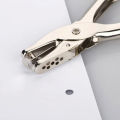 Sweet Journal 6mm Metal Punches 8 Page Loose-leaf Craft Sheet Single Hole Puncher Hand Paper Punch. 
