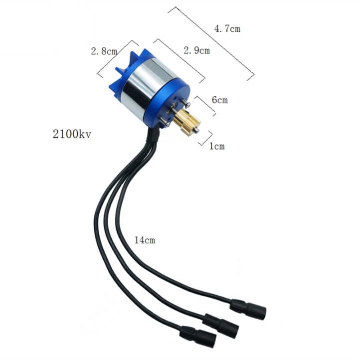 2830%202100kv%20Outrunner%20Motor%20Brushless%20Motor%20ESC%20for%201/12%20MN128%20RC%20Car%20Upgrades%20Kit%20-%20Image%203