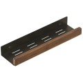 Black Walnut Wood Living Room Storage Rack Bathroom Storage Rack Multifunction Storage Rack Wall Mounted Light Luxury Non Perforated 20cm. 