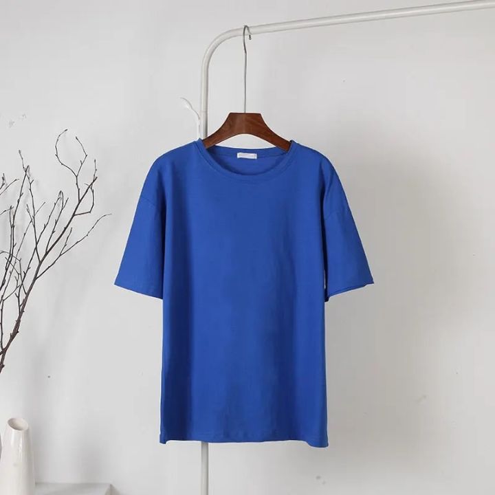 Casual%20Round%20Neck%20Short%20Sleeve%20Cotton%20T-Shirt%20for%20Men%20-%20Solid%20Color%20Summer%20Top%20-%20Image%208