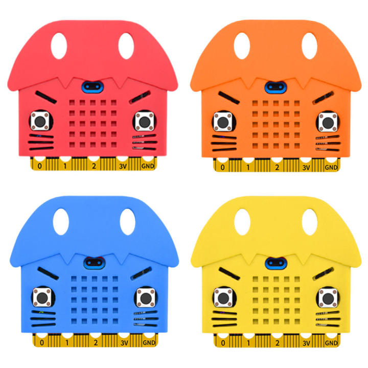 Silicone Protective Enclosure Cover hell For micro:bit Motherboard Type C Cat Model