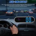 Car mounted GPS speedometer color LED clock needle alarm. 