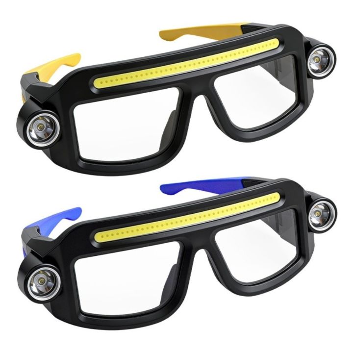 Compact%205%20Modes%20LED%20Glasses%20Headlights%20Windproof%20Waterproof%20Multifunctional%20Headlamp%20COB%20Lightweight%20Eyeglass%20Lamp%20Mechanic%20Work%20-%20Image%204