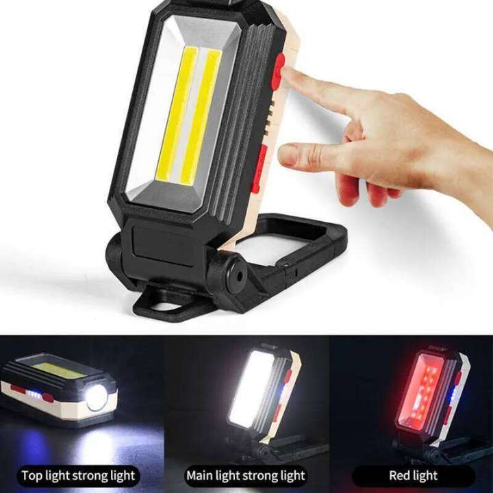 COB%20Magnetic%20Work%20Light%20Adjustable%20Folding%20Strong%20LED%20Searchlight%20Flashlight%20Waterproof%20Emergency%20Camping%20Tent%20Lantern%20With%20Hook%20-%20Image%202