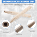 2Pcs Badminton Racket Handle Grip Wooden Badminton Handle Repair of Badminton Racket,G5. 