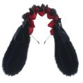Japanese Bowknot Plush Bunny Hair Hoop Ribbon Furry Cosplay Hair Bands Cute Lace Lolita Rabbit Ears Headband Comic Show. 
