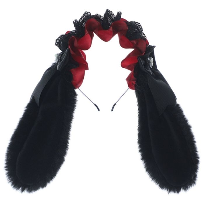 Japanese%20Bowknot%20Plush%20Bunny%20Hair%20Hoop%20Ribbon%20Furry%20Cosplay%20Hair%20Bands%20Cute%20Lace%20Lolita%20Rabbit%20Ears%20Headband%20Comic%20Show%20-%20Image%207