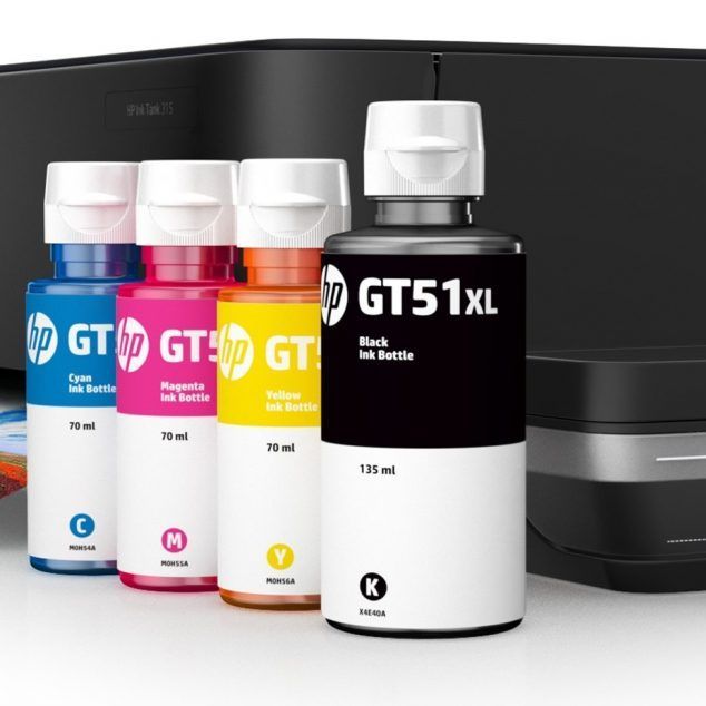 Inkset for HP415/HP315 Printer - GT51 / GT52