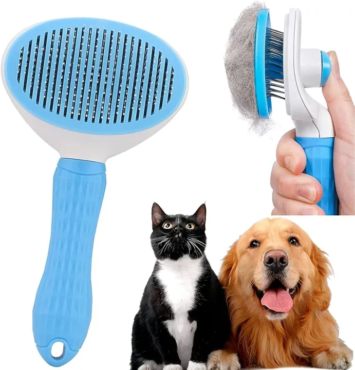Self-Cleaning%20Dog%20Brush%20and%20Cat%20Brush%20Removes%20Loose%20Hair,%20for%20Pets%20with%20Short%20Hair%20and%20Long%20Hair(Oval%20Shape)%20-%20Image%203