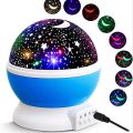 Star Master Projector LED Night Lamp 360 Degree With USB Cable Night Light For Kids Room By Shophill. 