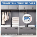 Vacuum Bags for Clothes - Pack of 40 40 X 30 cm Reusable Storage Bags Vacuum Bags with Seal and Space Saving Travel Bags. 