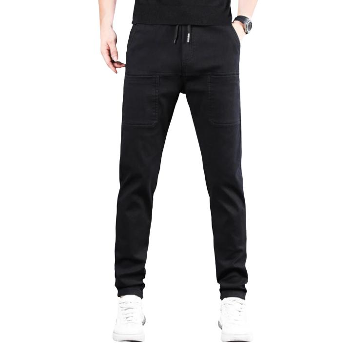 CARAT Outdoor Pants Men's Patchwork Cargo Pants with Drawstring