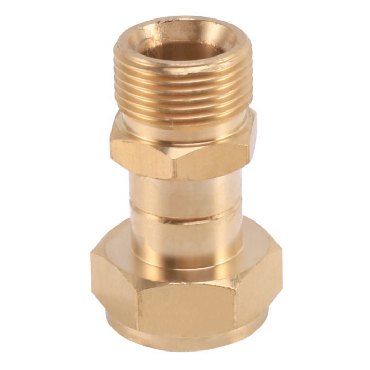 JAERBEE%204X%20Pressure%20Washer%20Swivel%20Joint,%20Free%20to%20Hose%20Fitting,%20Anti%20Twist%20Metric%20M22%2014mm%20Connection,%203000%20Psi%20-%20Image%207