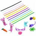 200 Pcs Random Colors Pipe Cleaners Chenille Stem 6mmx12 Inch For DIY Art Crafts Decorations. 