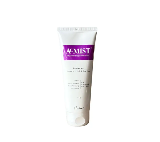 AcMist Moisturizing Cream Gel for Acne Prone and Oily Skin, Skin Cream, Moisture Cream, Moisturizing Cream, Dry Skin Cream, Skin Care Cream, 50 g