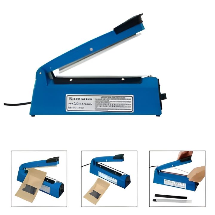 10 Inch Heavy Duty Impulse Plastic Sealer 250mm Heat Sealing Machine ...