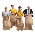 60x100CM Potato Sack Game Bag Burlap Bag Outdoor Lawn Game Kids Adults Bbq Family Burlap Bag. 