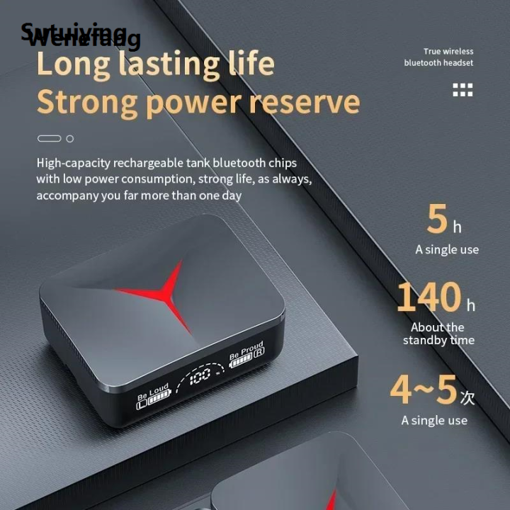 Wenefang Sutuiying Original TWS M90 Wireless Headphones Gaming Earphone Bluetooth Fashion Hot Selling 5.3 Sport Earbuds Music Headset For iphone Xiaomi