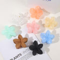 New Matte Flower Claw Clips Women Hair Claws Floral Cute Girls Hair Accessories MNP. 