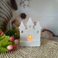 Clay Mold Candle Holder Mold Easy Release Home Decor Resin Casting Silicone Mold Gypsum Compatible Hollow Design DIY Cement Mold for Craft Enthusiasts Home Decorating Gift Making Art Projects Creative. 