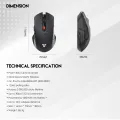 Fantech Raigor III WG12 Gaming Mouse With 2.4GHz Wireless Connection, Up To 2000 DPI. 