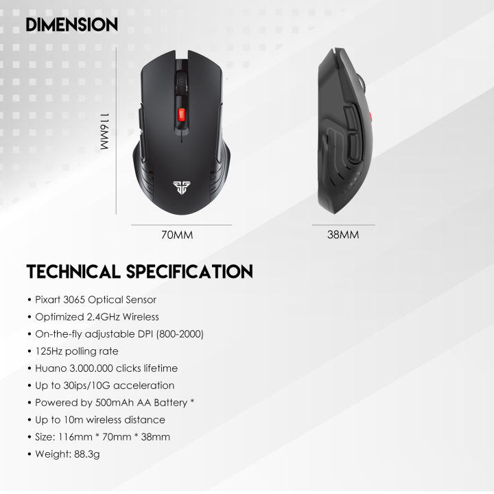Fantech%20Raigor%20III%20WG12%20Gaming%20Mouse%20With%202.4GHz%20Wireless%20Connection,%20Up%20To%202000%20DPI%20-%20Image%206