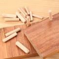 90 Piece Wooden Dowel Pins Straight Groove Wooden Dowel Pins with Beveled Ends Tapered for Furniture Door, M6 M8 M10. 