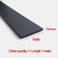 Nitrile Rubber NBR Flat Strip Shock Absorption Buffering Marine Waterproof And Anti Slip Sealing Gasket Anti-Collision Tape. 
