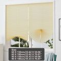 Portable Adjustable Thermal Insulated Bedroom Temporary Curtain Half Blackout Blind Travel Window Cover Sunshade Curtain Window Shade. 