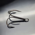 Fishing Tackle Lake River Sharpened High Carbon Steel Treble Fishing Hook Fishhooks Barbed Fishhook 2/4/6/8/10. 