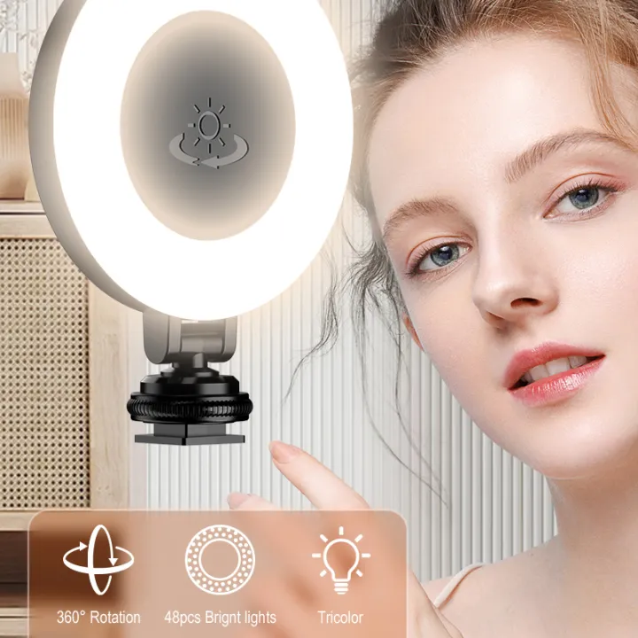 Lereach%20Selfie%20Ring%20Light%209-level%20Dimming%20For%20White%20Light%20/%20Natural%20Light%20/%20Warm%20Light%20Universal%20Rotation%20Multi%20Port%20Suitable%20For%20Beauty%20Fill%20Light%20Support%20Camera%20Selfie%20Stick%20Bracket%20Install%20-%20Image%202