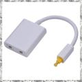 Digital SPDIF Optical Audio Splitter 2 Way Toslink Splitter Adapter 1 in 2 Out SPDIF Fiber Optical Cable Splitter. 