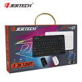 JERTECH CT03-1 Wireless Keyboard and Mouse Combo for Windows, 2.4 GHz, 8 Multimedia Keys, PC, Laptop, Wireless Keyboard Compact Mouse Combo - Black. 
