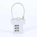 4 Color Metal Luggage Lock Easy-To-Use Zinc Alloy 83 * 38mm Steel Wire Padlock Password Travel Lock for Suitcases Backpacks Gym Lockers School Lockers Travelers. 