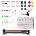 Starter Kit UNO R3 Mini Breadboard LED Jumper Wire Button for arduino Diy Kit. 