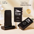 Disposable hair dye brush stick to cover gray hair temporary hair dye cream black temporary hair dye stick. 