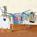 Folding And Collapsible Indoor And Outdoors Clothes Drying Rack | Easy To Assemble Portable Clothes Drying Rack. 