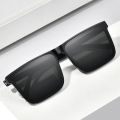 Polarized Square Black Sunglasses For Men. 