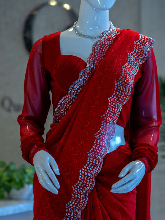 Sarawaski%20Worked%20Border%20Saree%20in%20Red%20Color%20-%20Image%202