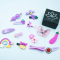 Buy Purple Hair Clips | Kids Collection | Cute Design | 14 pcs in 1 packet | B28. 