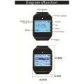 Restaurant Pager Waiter Calling System with Watch Call Button, Red. 