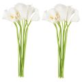 Calla Lily 20 head Latex Real Touch KC51 White. 