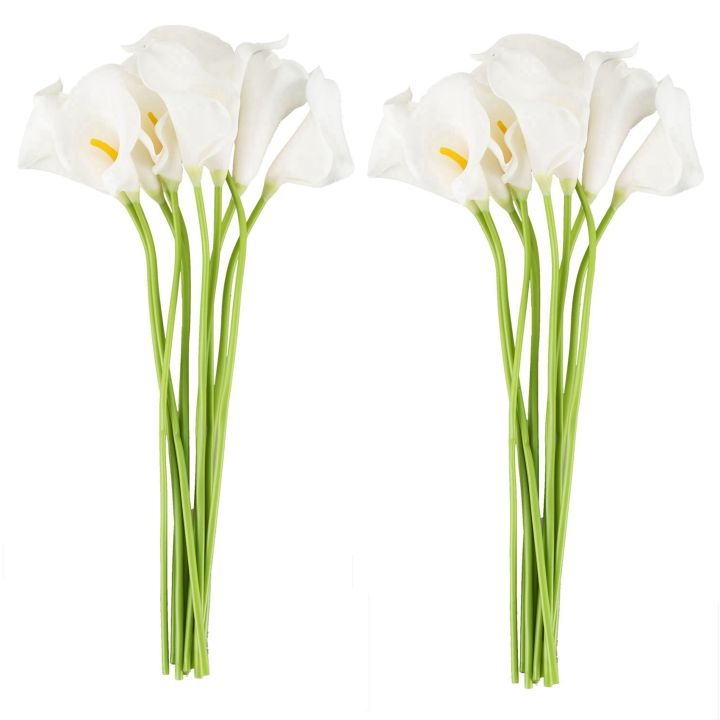 Calla Lily 20 head Latex Real Touch KC51 White