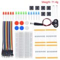 TZT Starter Kit For UNO R3 Mini Breadboard LED Jumper Wire Button For Arduino Diy Kit School Education Lab. 
