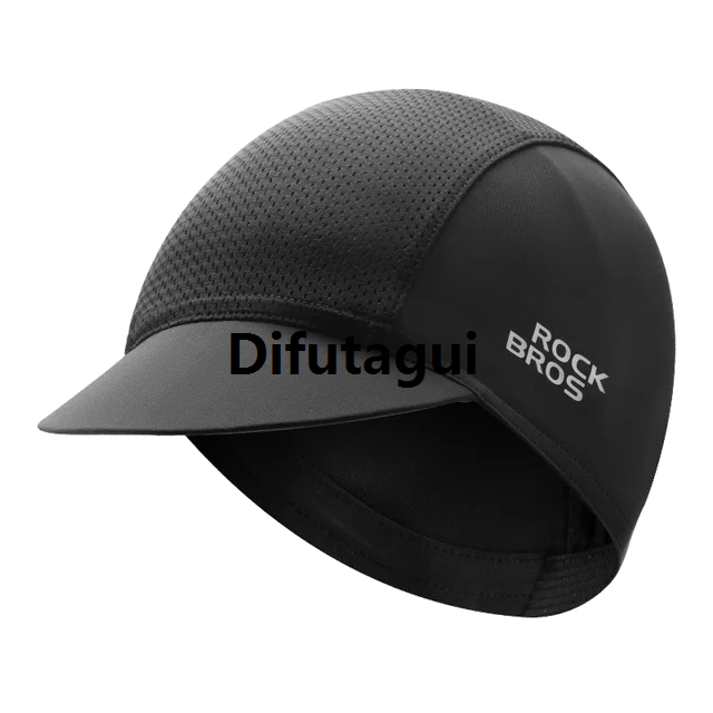 Difutagui ROCKBROS Cycling Caps Polyester Bicycle Quick Dry Sports Hats Summer Affordable UV Protection Bike Balaclava Unisex Size Breathable Hat