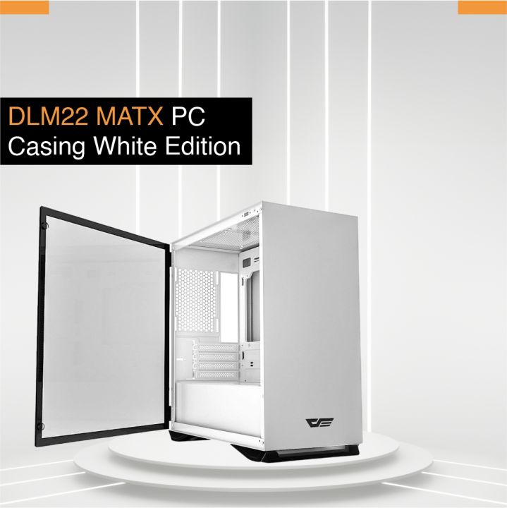 Darkflash DLM22 MATX PC Casing White Edition