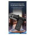 Mini Turbo Jet Fan Air Blower 130000RPM 52M/S Turbo Fan 8000mAh. 