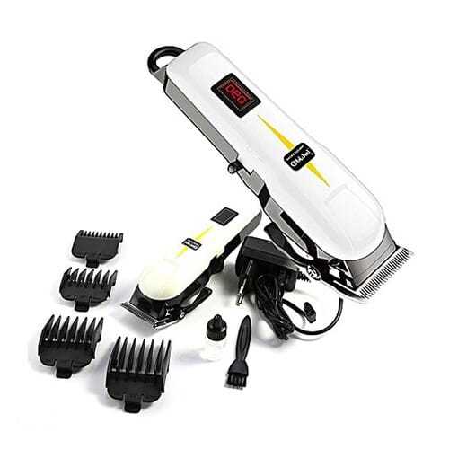 Geemy Professional Hair Clipper, Rechargeable Hair Cutting Machine, Grooming Kit Cordless Hair Clipper Gm 6008