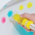 Flower Shaped Toilet Cleaner Gel Deodorant Air Freshener 1 Pcs. 